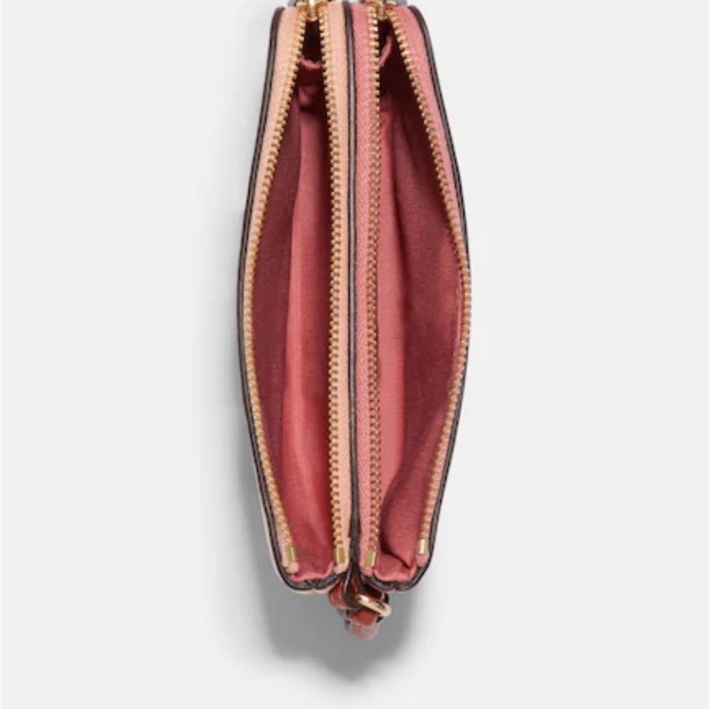 Coach Double Corner Zip Wristlet - Picture 6 of 6